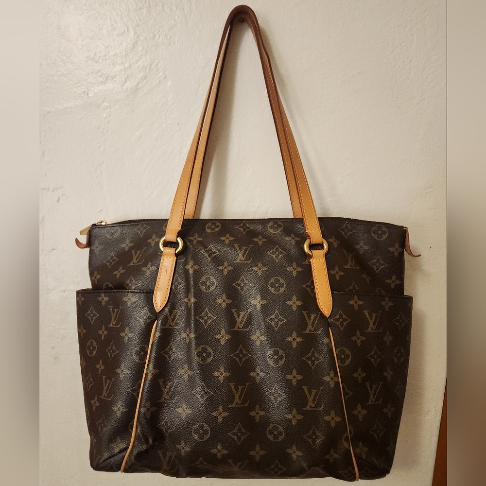 Louis Vuitton Totally Coated Canvas Tote Bag